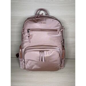 NEW Tumi Voyageur CAREN 17.0" Nylon Laptop Backpack  - ROSA PINK w/ ROSE GOLD